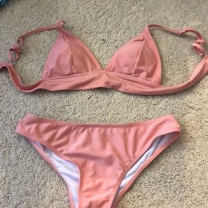 Pink bikini